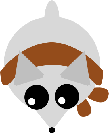 Winterfox - Mope Io Black Dragon (500x500), Png Download