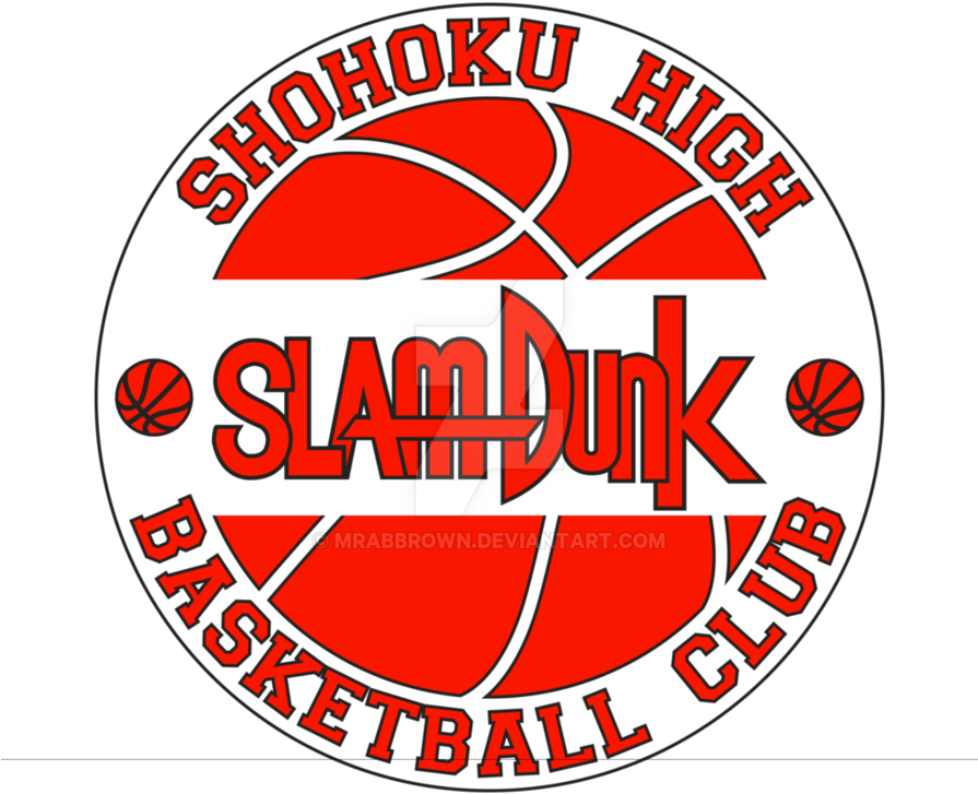 Shohoku High Basketball Club Logo By Mrabbrown On Deviantart - Slam Dunk Shohoku Logo (894x894), Png Download