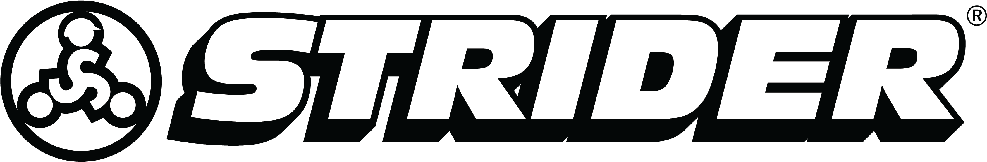 Download As Png - Strider Balance Bike Logo (3601x843), Png Download