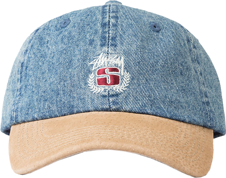 Urban Outfitters - Stussy Denim Suede Crest Cap Colour: Indigo, Size: (1200x1341), Png Download