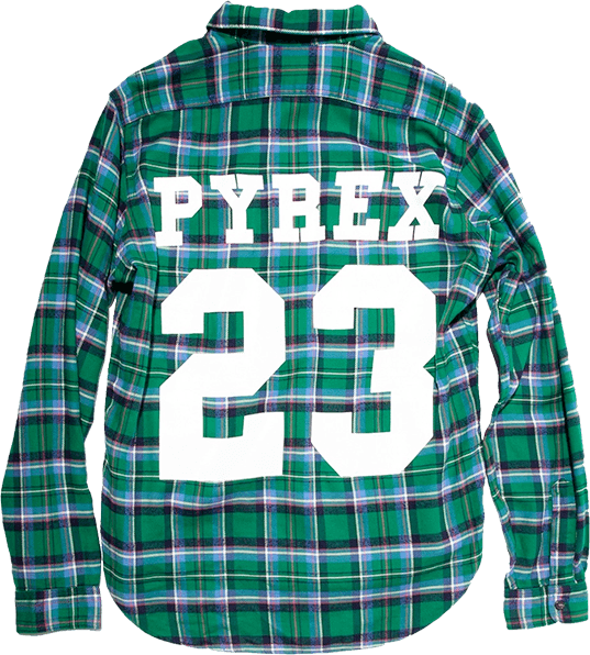 Pyrex Flannel Virgil Abloh Off White - Virgil Abloh Ralph Lauren (537x596), Png Download