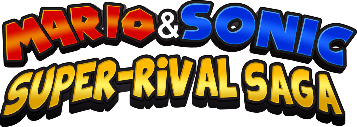 Mario And Sonic Logo (1496x533), Png Download