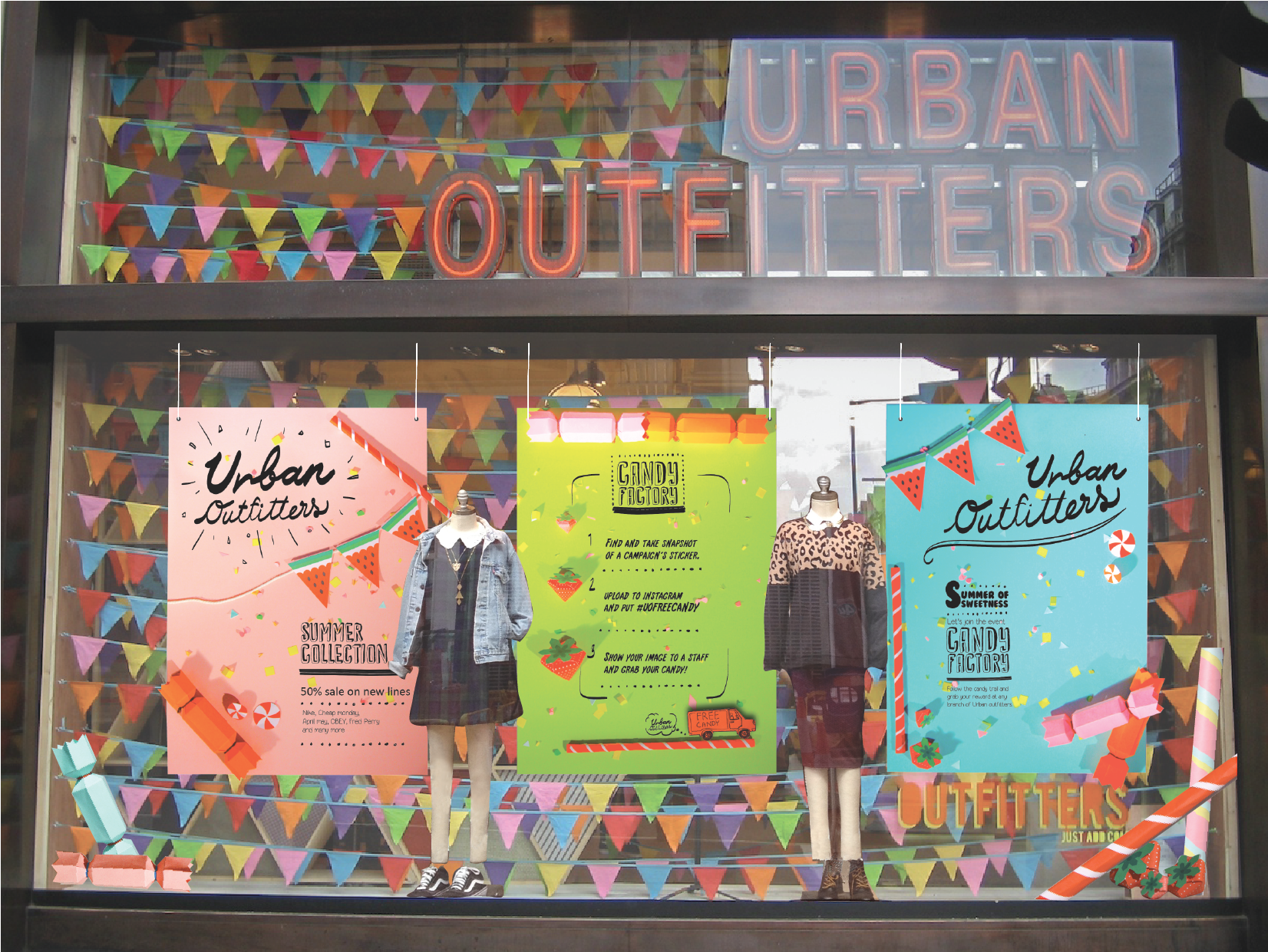 Urban Outfitters Sale Window (1754x1240), Png Download