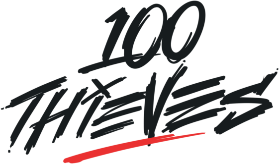 100 Thieves Logo Png (600x422), Png Download