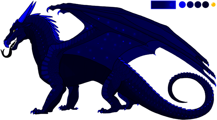Blue Drawing Nightwing - Wings Of Fire Morrowseer (1024x614), Png Download