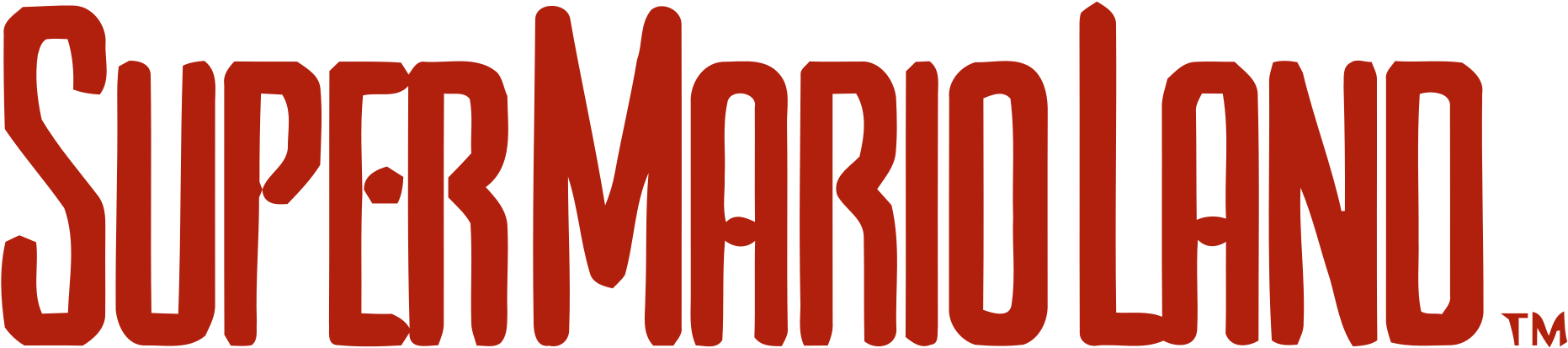 Open - Super Mario Land Logo (2000x517), Png Download