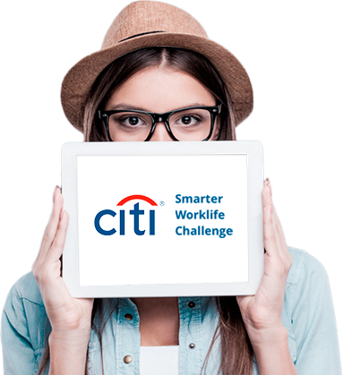 Feedback & Rating By Citi Managers - Girl (383x419), Png Download