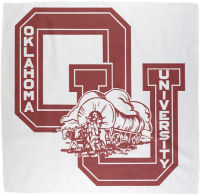 Retro 1960's Oklahoma Sooners ﻿sublimation Bandana - Illustration (500x500), Png Download