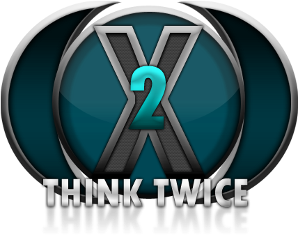 Think Twice Logo - Emblem (500x500), Png Download