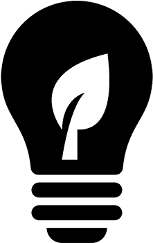 To Kick Things Off, Here Are Some Campus Resources - Light Bulb With Leaf Icon (350x350), Png Download