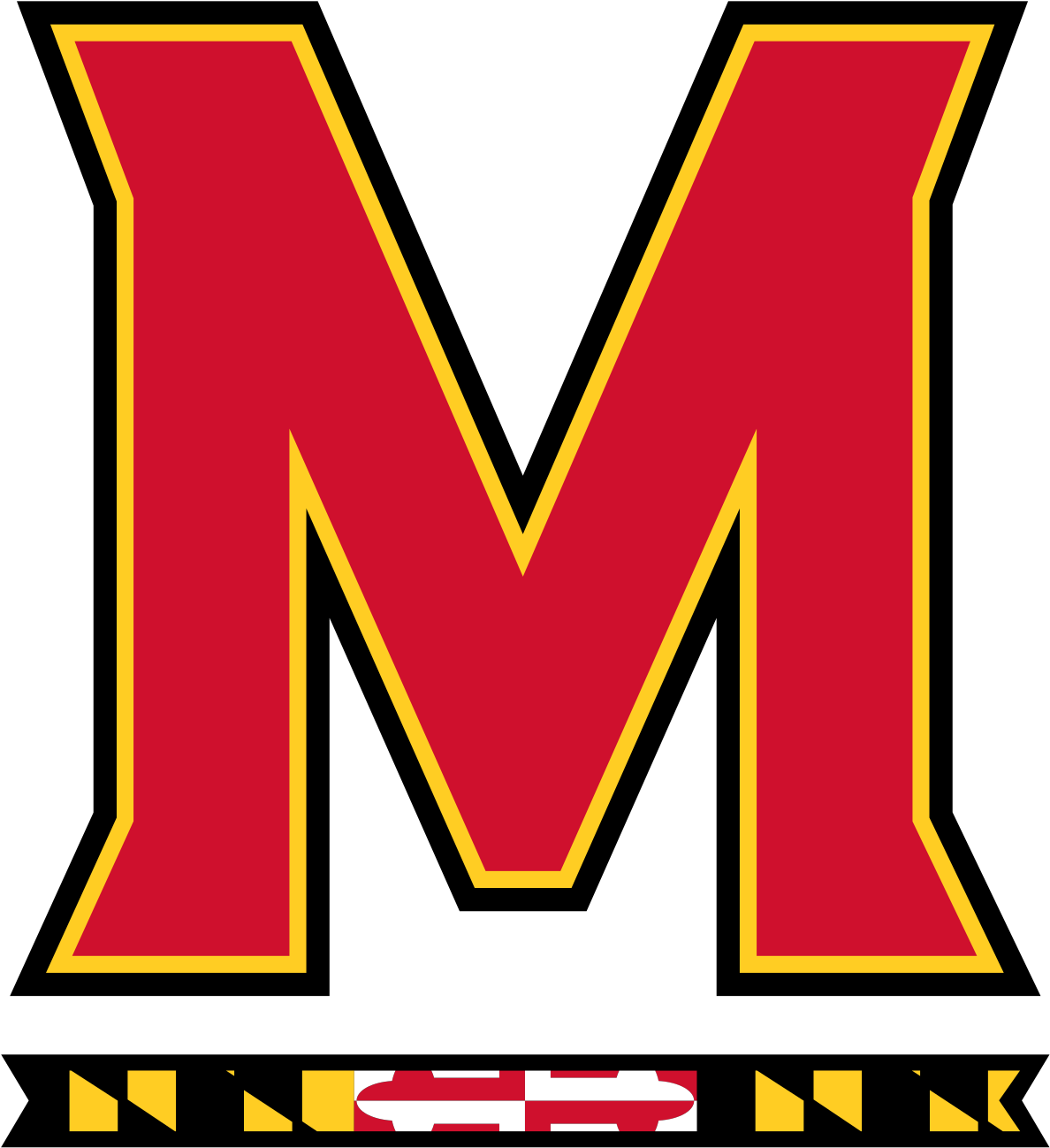 Clip Black And White Stock Drawing Conclusion College - Maryland Terrapins Logo Png (1200x1315), Png Download