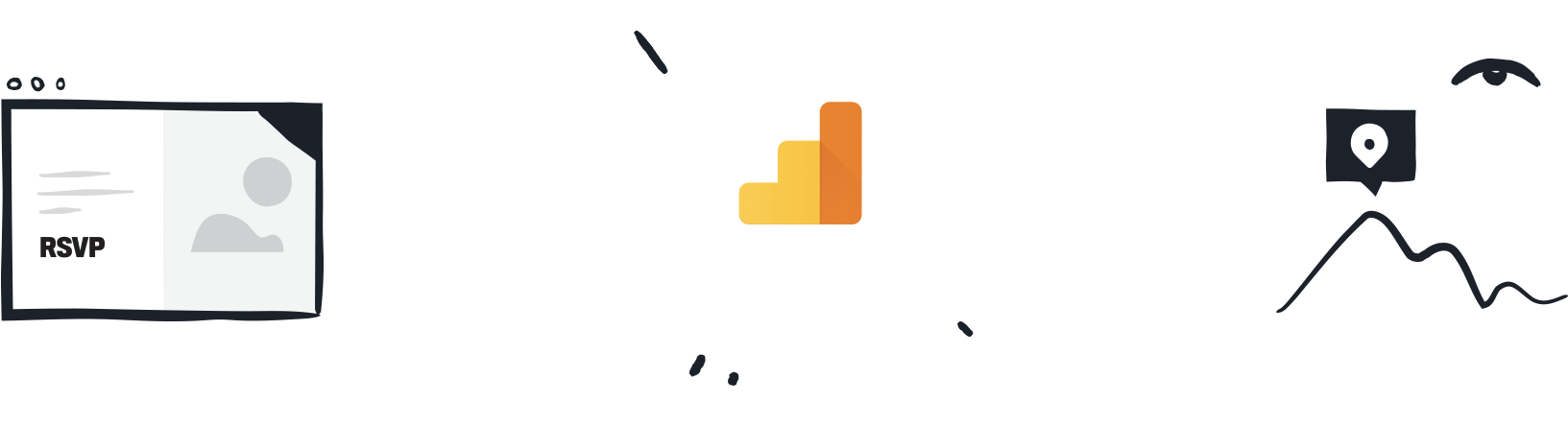 Push Powerful Event Page Data To Google Analytics, - Orange (1796x718), Png Download