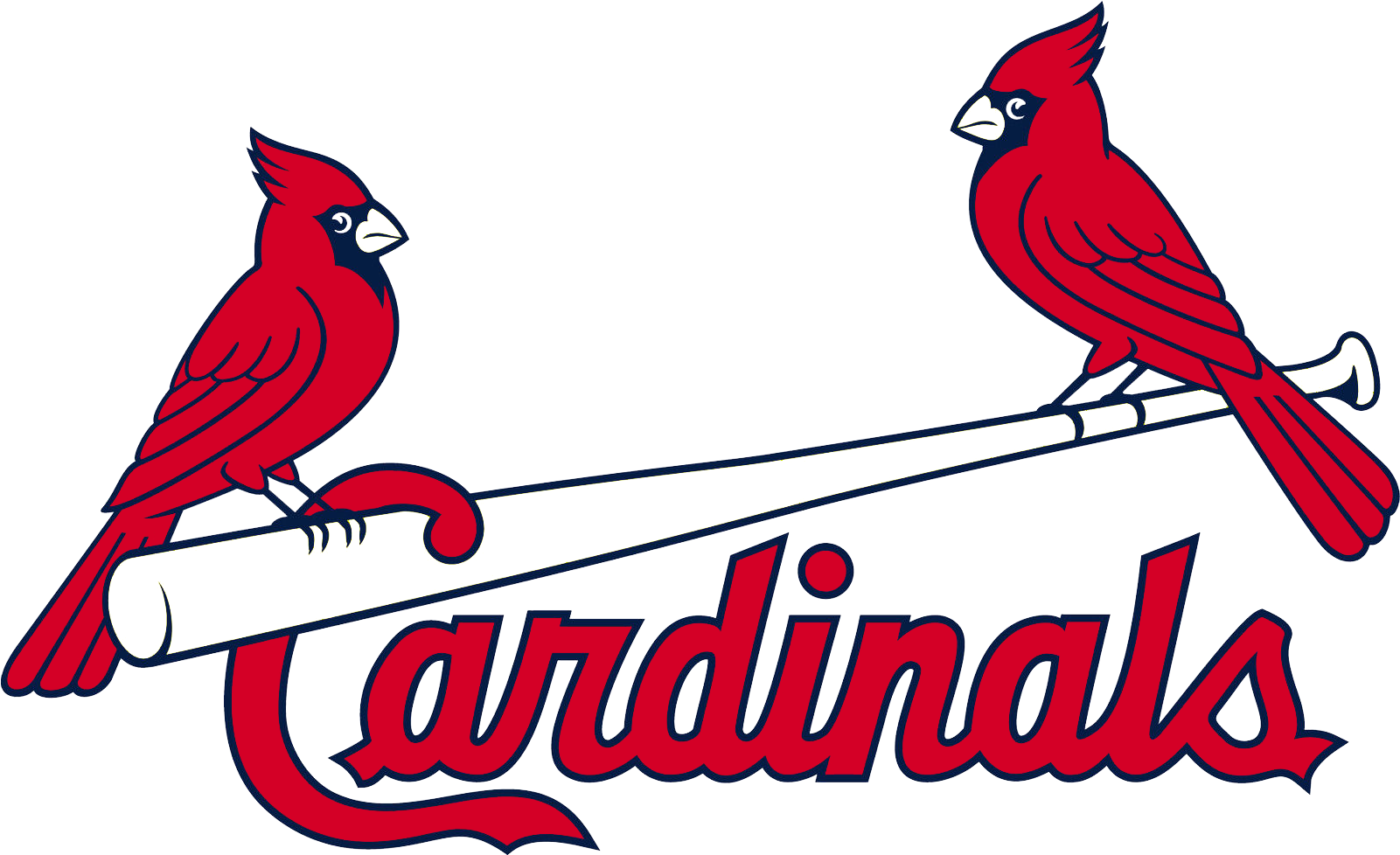 Louis Cardinals Birds On Bat Logo - St Louis Cardinals (1800x1200), Png Download