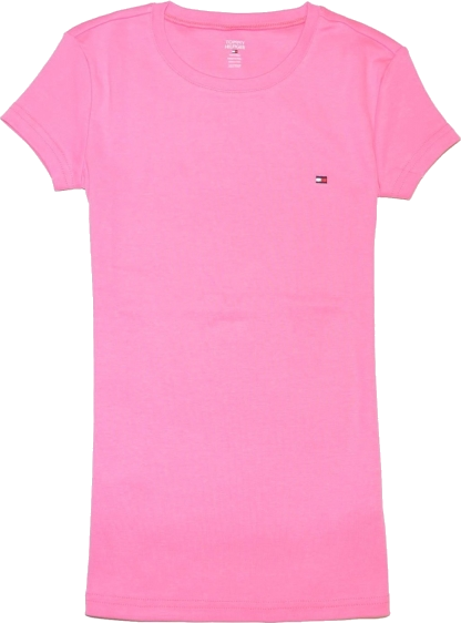 Tommy Hilfiger T-shirts - Tommy Hilfiger T Shirt Pink (416x562), Png Download