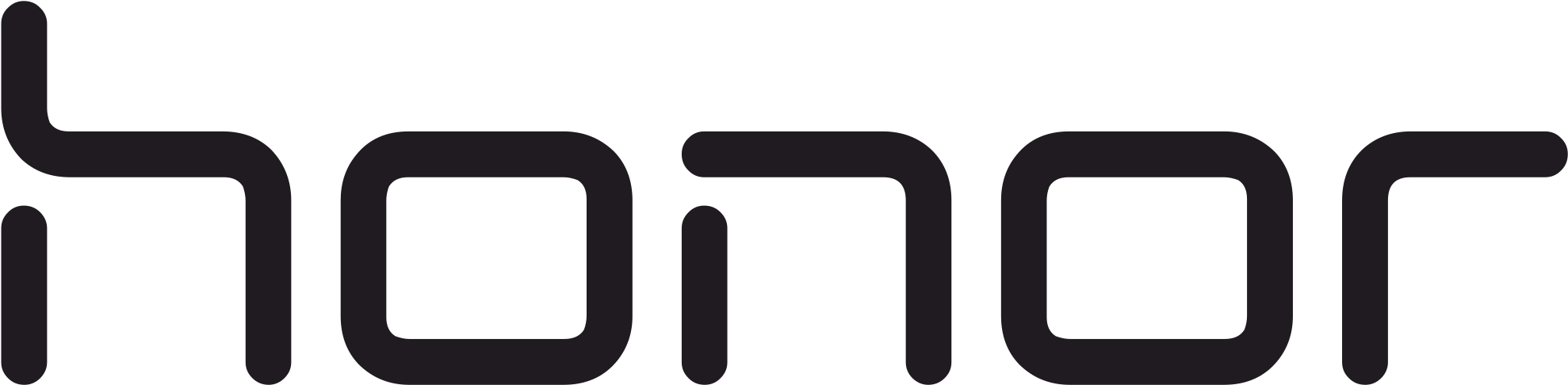Open - Huawei Honor Logo (2000x502), Png Download