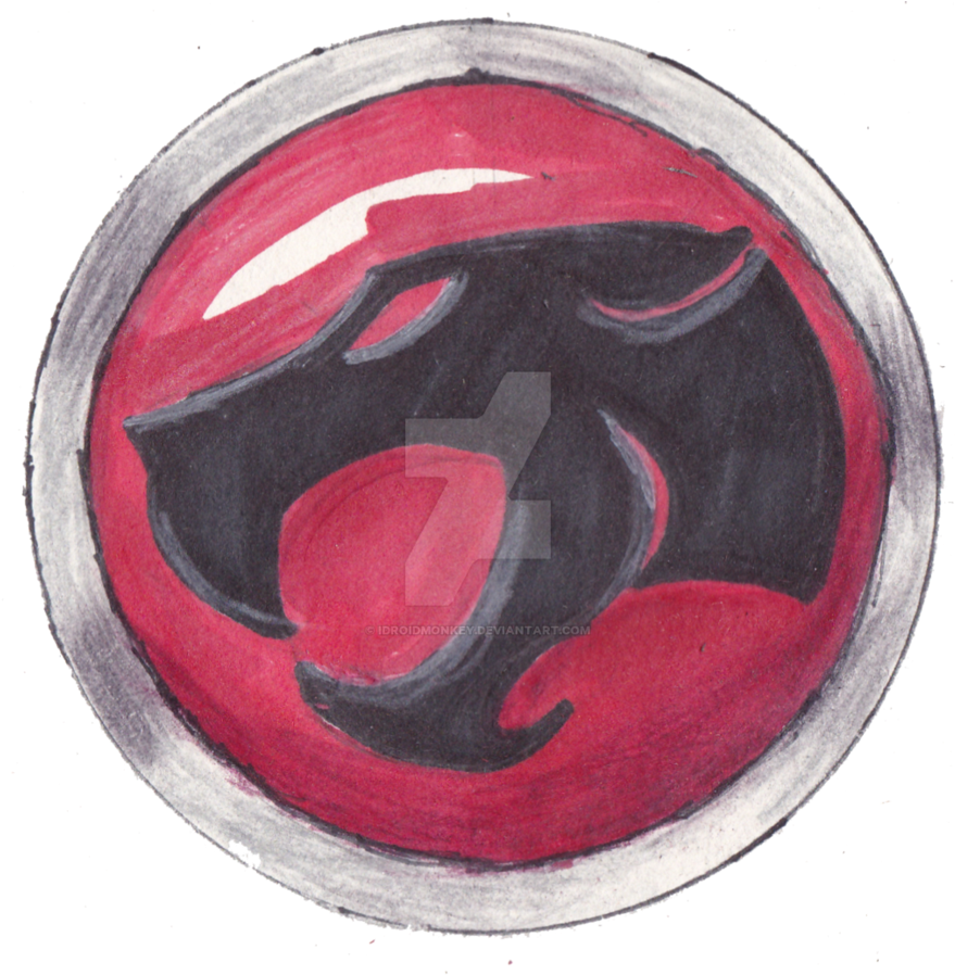 Thundercats Logo Speed Drawing Video By Idroidmonkey - Circle (888x899), Png Download