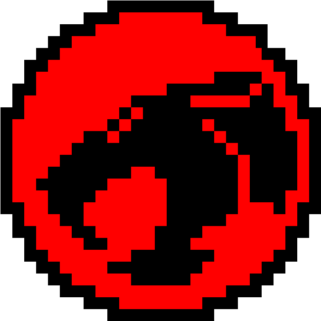 Thundercats - Pixel Art Naruto Sharingan (1200x1200), Png Download