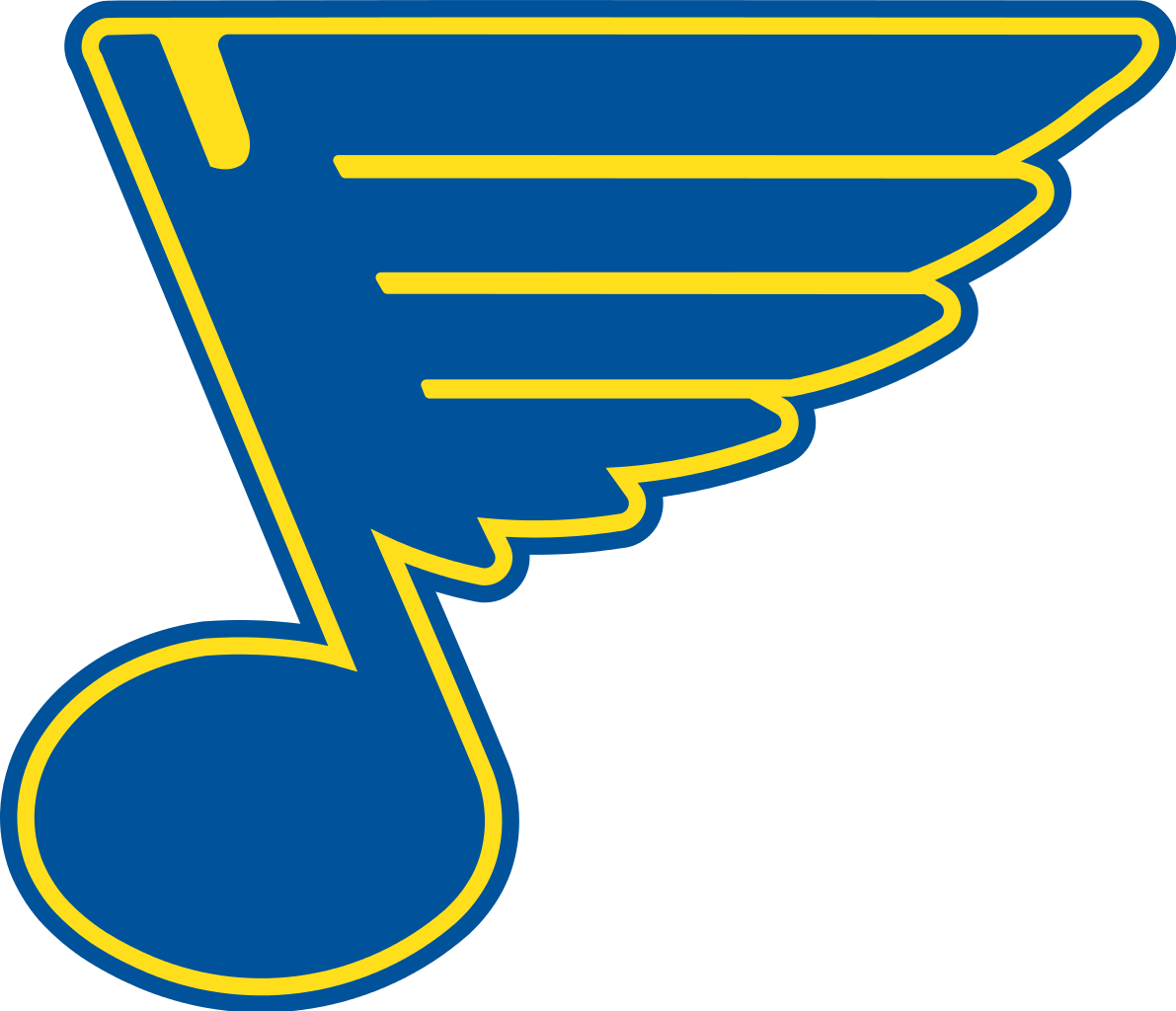 St Louis Blues Old Logo (1191x1024), Png Download