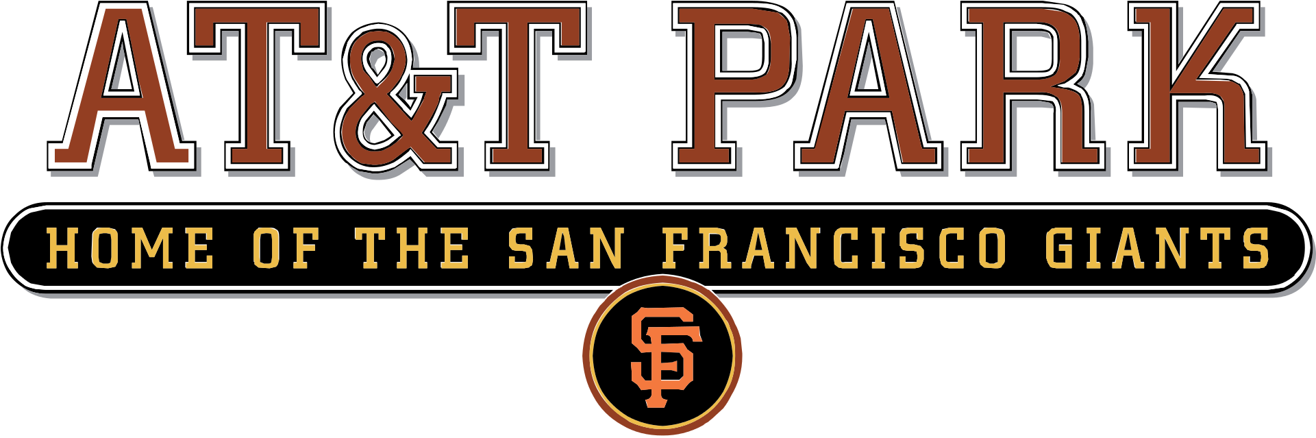 Att Park Logo - Sf Giants Stadium Logo (2000x712), Png Download