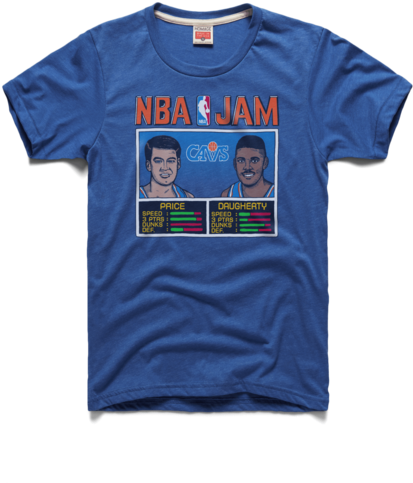 Nba Jam Cleveland Cavs Cavaliers Retro Basketball Arcade - Homage Nba Jam Shirt (600x600), Png Download