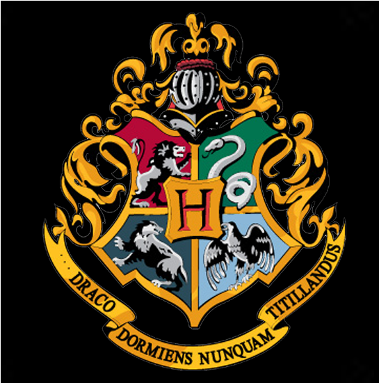 Harry Potter Logo Hogwarts Png - Hogwarts Crest (600x760), Png Download