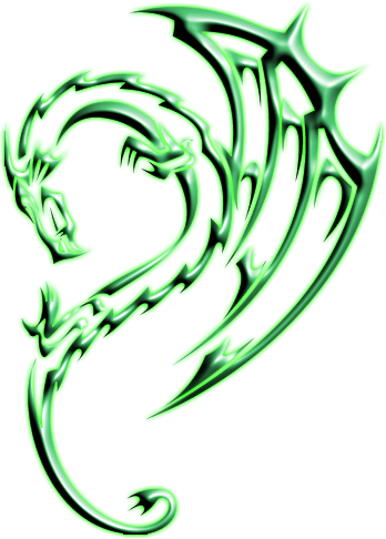 All - Green Dragon Logo Png (348x486), Png Download