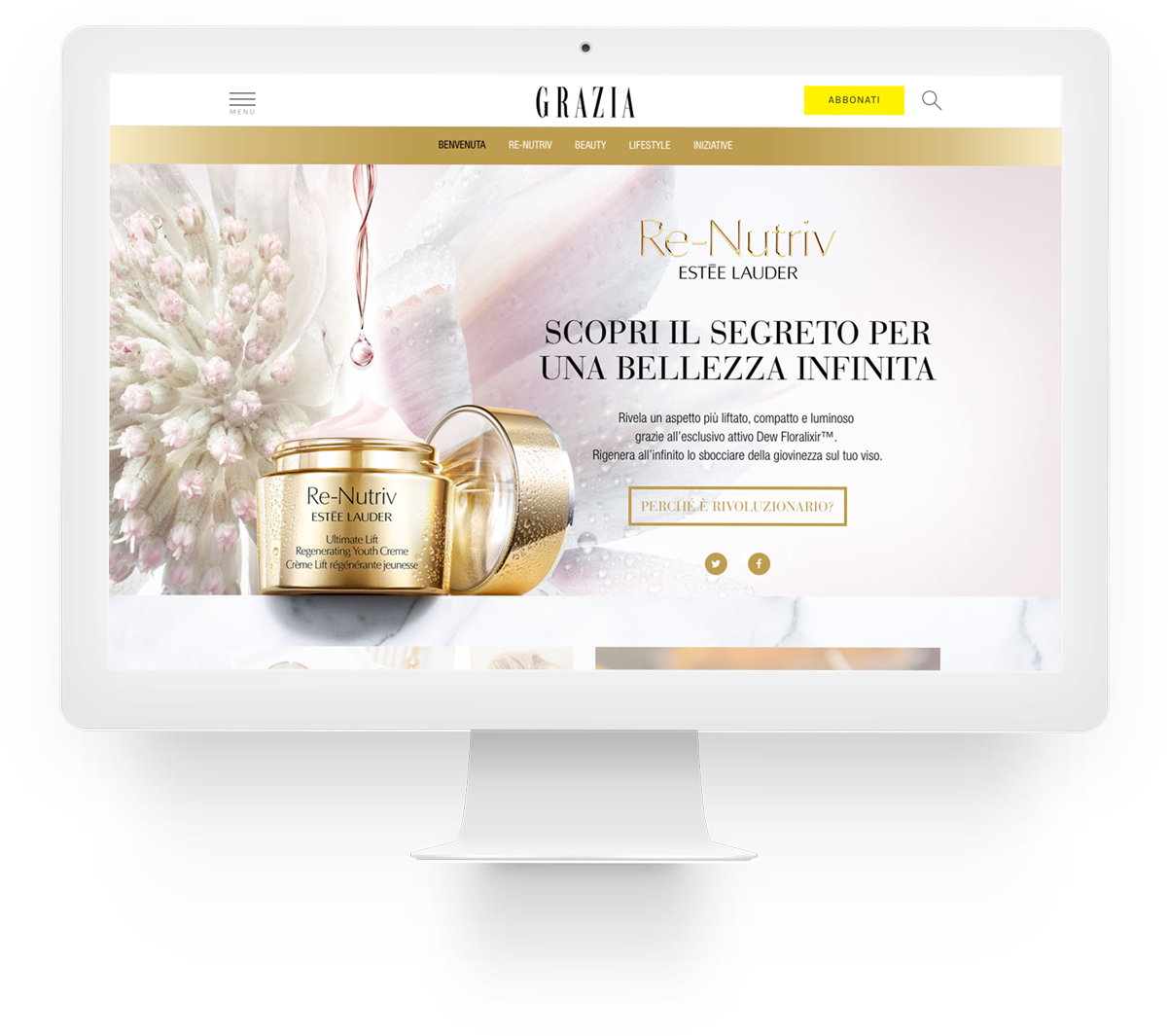 Launch Project - Estee Lauder Re Nutriv Ultimate Lift Regenerating Youth (1200x1092), Png Download