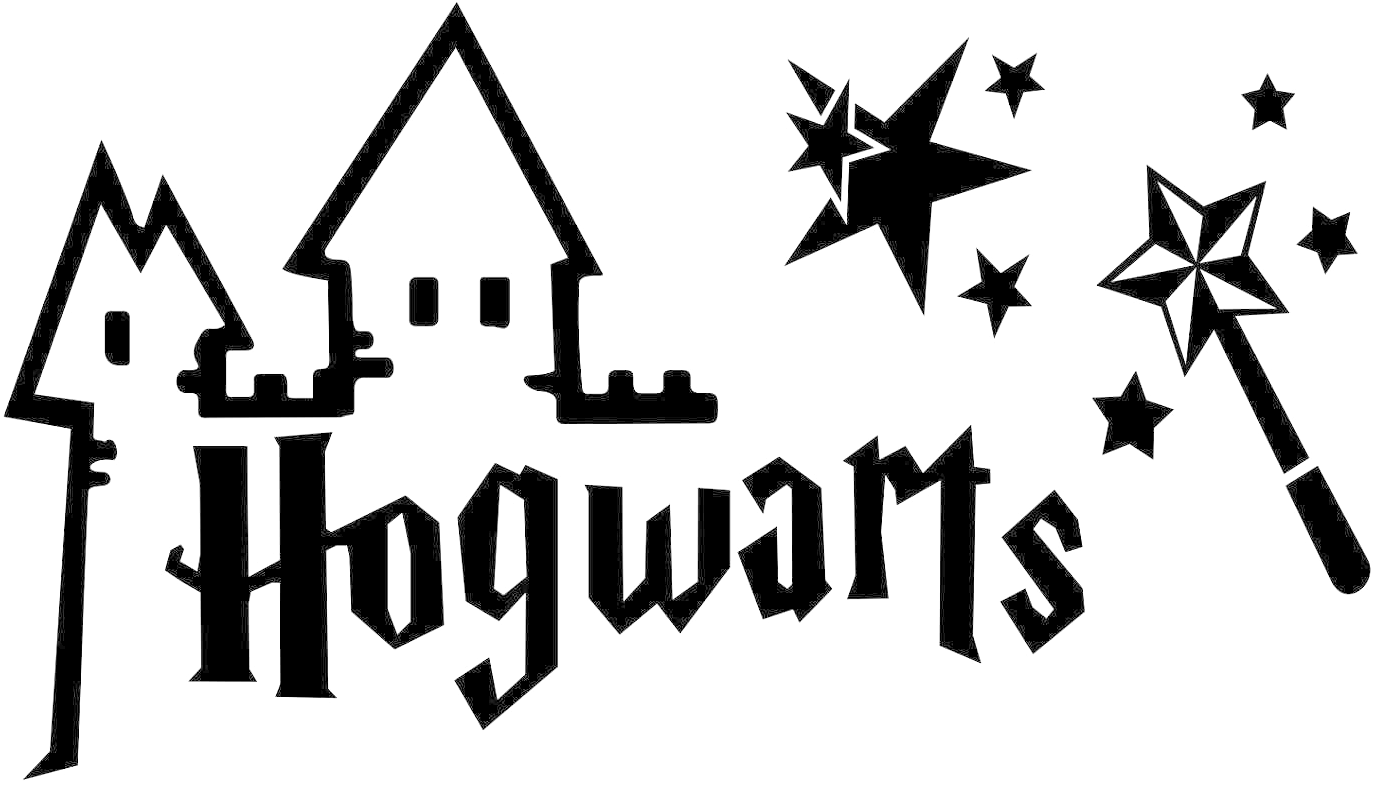 Hogwarts Logo Png Clipart Background - Harry Potter Schrift Hogwarts (1500x1500), Png Download