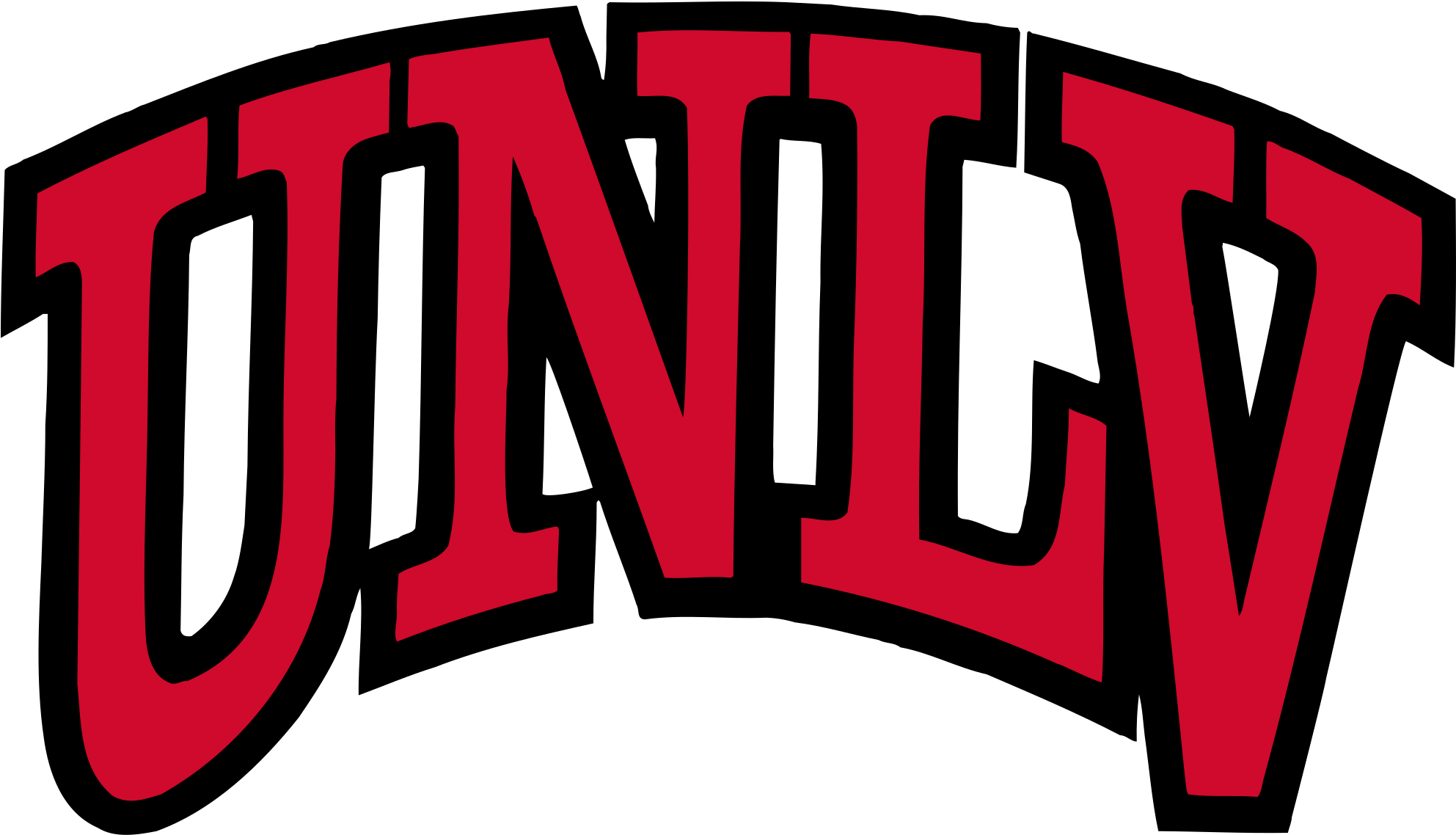 Open - Unlv Football Logo (2000x1152), Png Download
