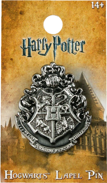 Hogwarts Logo Lapel Pin - Harry Potter - Gryffindor Logo Lapel Pin-brand New (600x600), Png Download