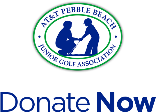 Att Jrgolf Logo 2013 05 01 Donatenow Button - At&t Pebble Beach Pro-am (600x600), Png Download