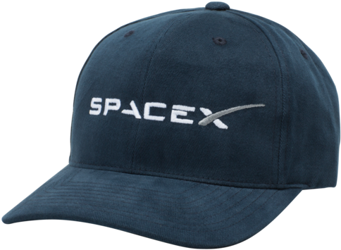 Spacex Adjustable Cap In Black Or Navy Blue - Google Cap (600x400), Png Download