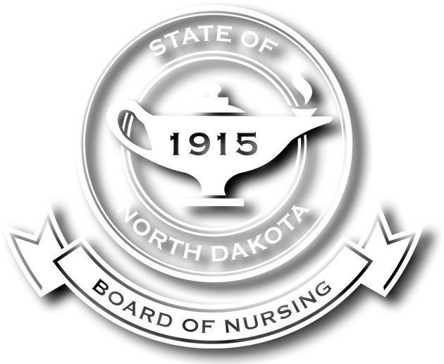 Ndbon Seal Logo - North Dakota Board-nursing (655x520), Png Download