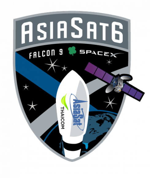 Spacex Falcon 9 Soars To Space With Asiasat 6 Communications - International Space Station (489x580), Png Download