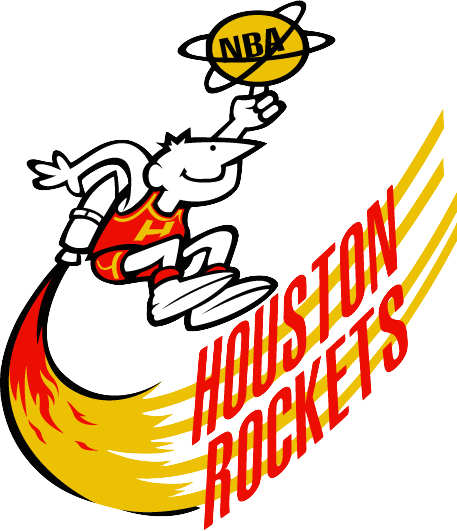 Houston Rockets - Houston Rockets Logo 70s (457x531), Png Download