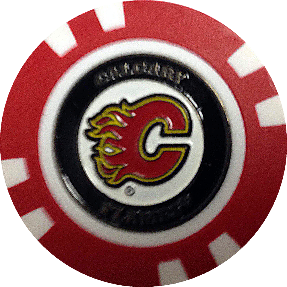 Golf Ball Marker Nhl Calgary Flames - Calgary (1000x1000), Png Download