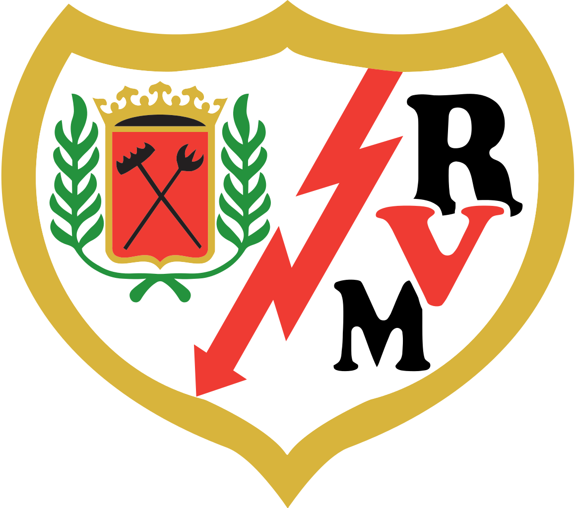 Football Soccer, Football Team Logos, Soccer Logo, - Rayo Vallecano Logo Png (1161x1024), Png Download