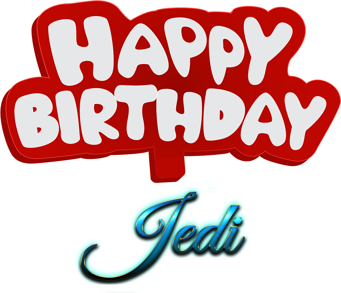 Jedi Happy Birthday Name Logo - Happy Birthday Talib Cake (1340x1040), Png Download