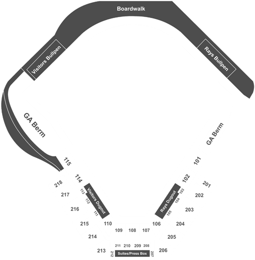 Tampa Bay Rays Vs - Charlotte Sports Park (525x525), Png Download