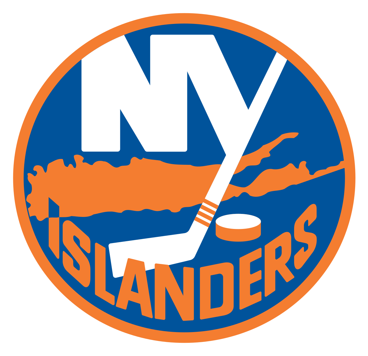 At - New York Islanders Logo (1061x1025), Png Download