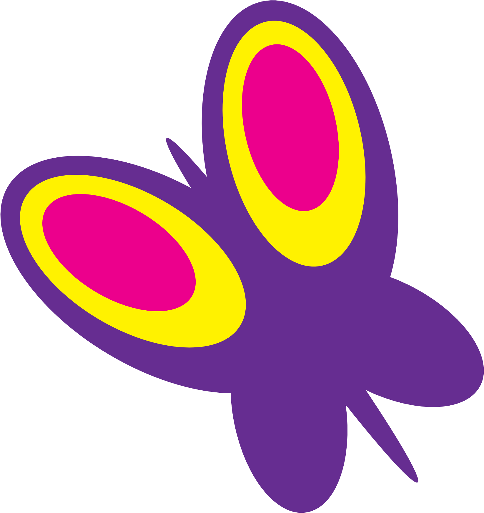 Clip Art Library Stock At Getdrawings Com Free For - Butterfly Flowers Clipart (1979x1962), Png Download