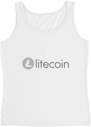 Litecoin Logo Ladies' Tank - Active Tank (600x600), Png Download