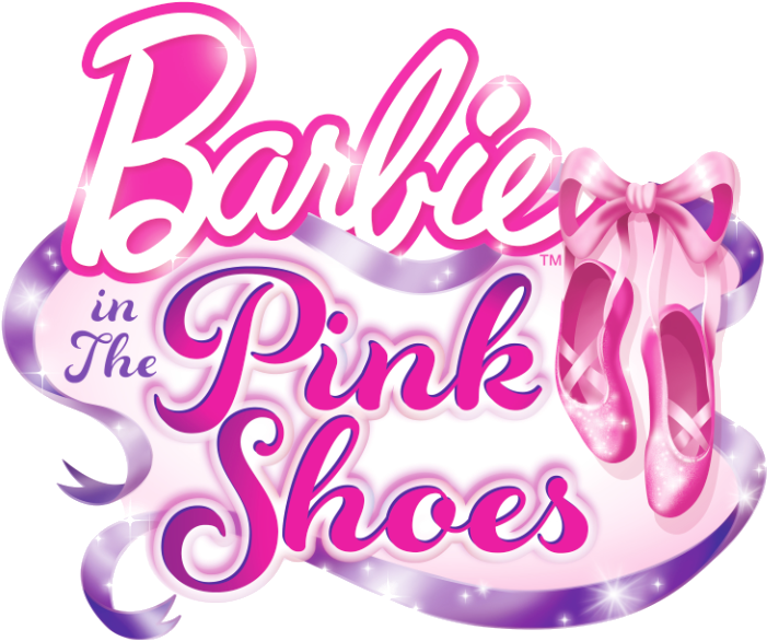 Banner Black And White Library Barbie Clipart Font - Barbie In Pink Shoe (744x614), Png Download