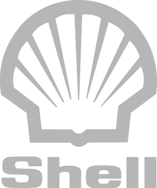 Shell Logo Gray Work Example - Shell Oil Logo On Black (319x381), Png Download