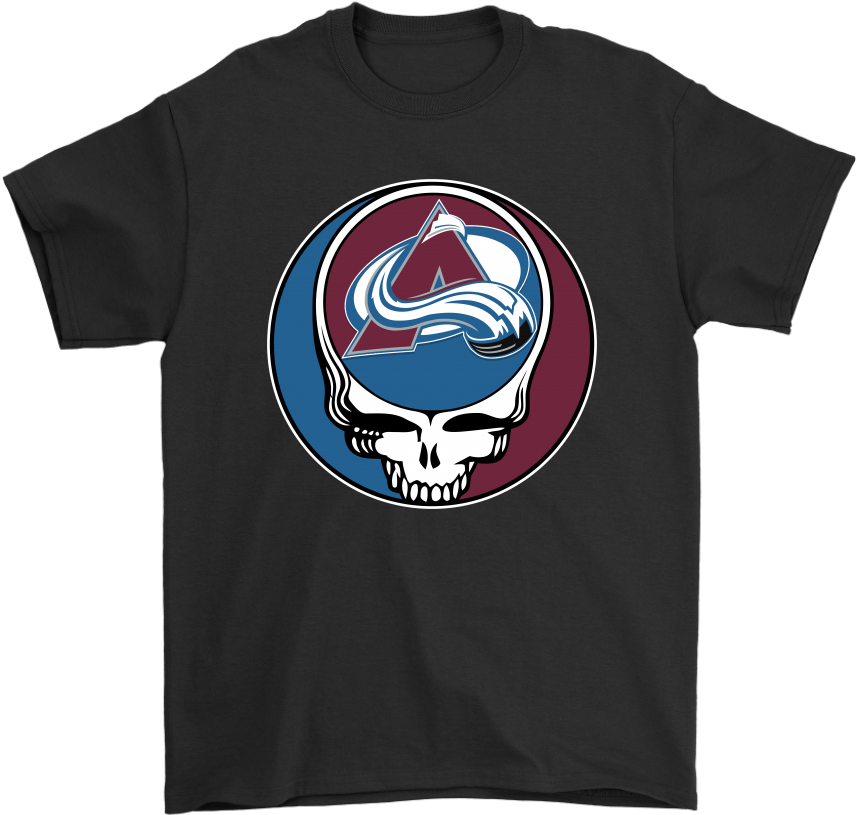 Nhl Team Colorado Avalanche X Grateful Dead Logo Band - Fortnite Unicorn T Shirt (1024x1024), Png Download