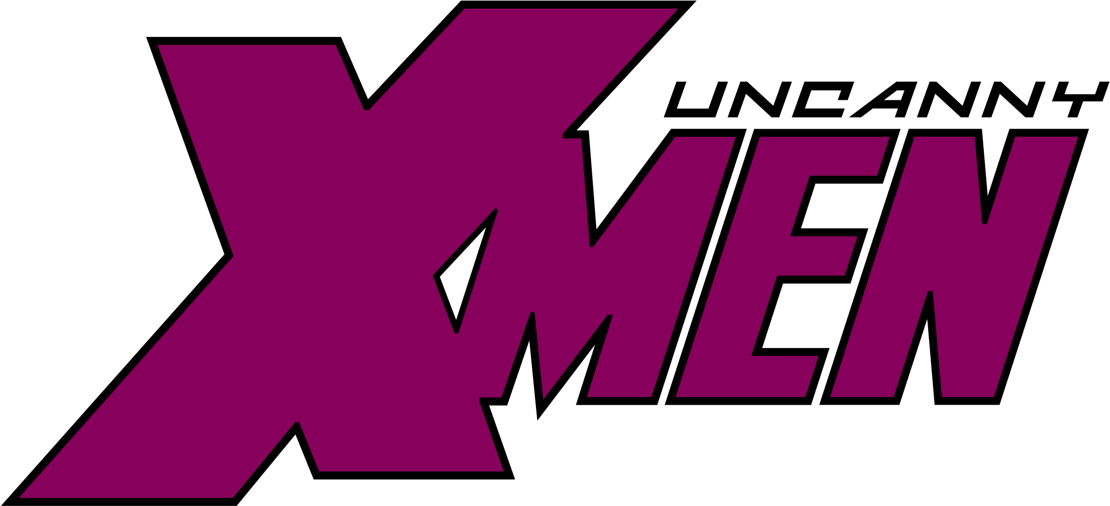 Uncanny X Men Logo Png Transparent - X Men Pink Logo Png (2400x2400), Png Download