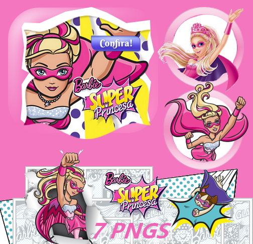 Barbershop Logo Png - Barbie Super Princesa Png (504x486), Png Download