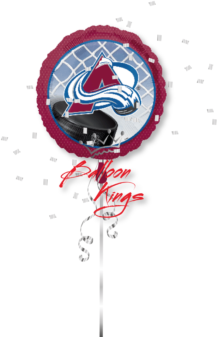 Colorado Avalanche - Detroit Red Wings Balloon (1068x1280), Png Download