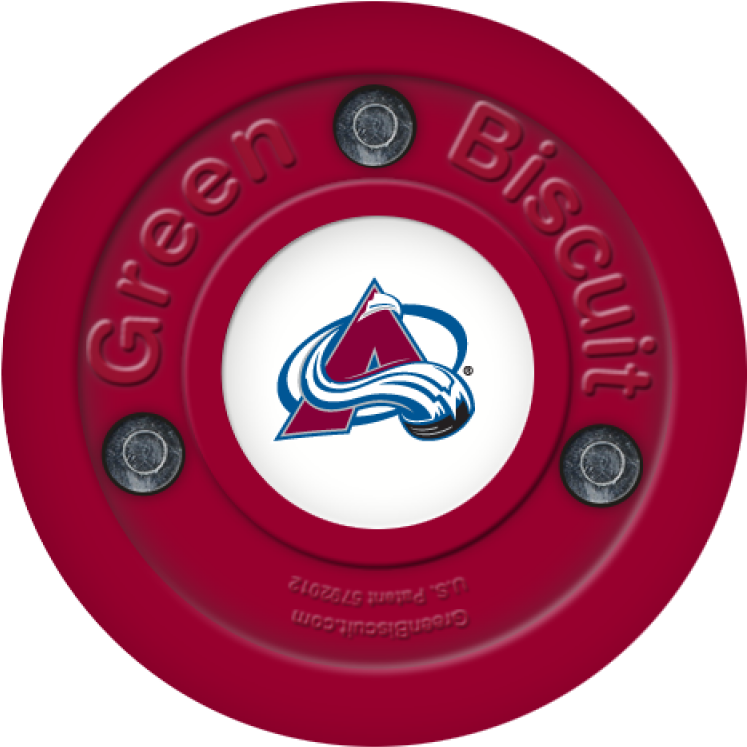 Green Biscuit Colorado Avalanche Stickhandling Training - Colorado Avalanche (800x800), Png Download
