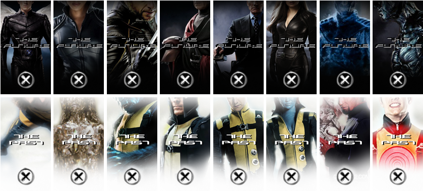 There Should Be 4 X Men Members From The Past Timeline - Magneto X Men (850x392), Png Download